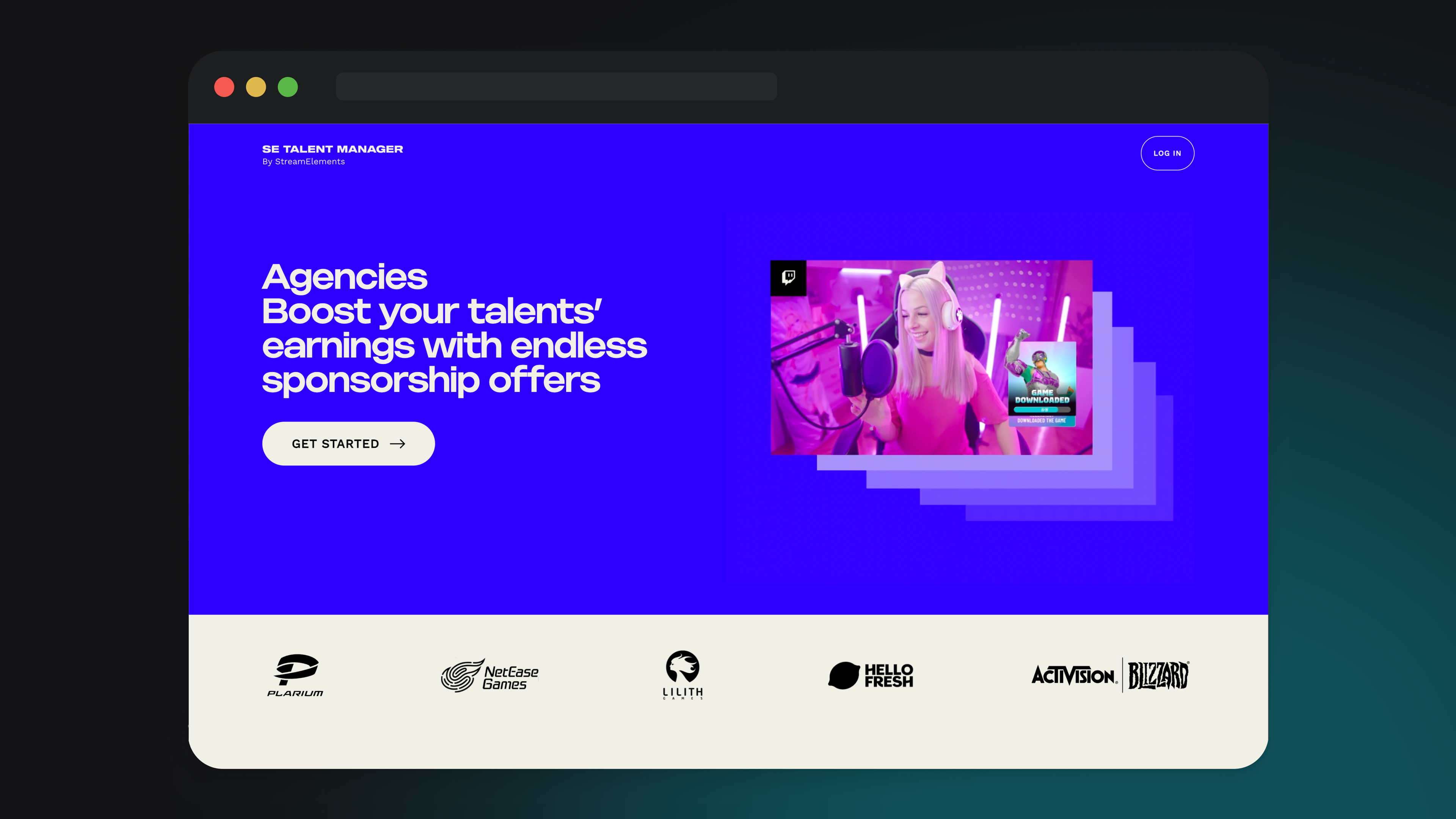 Agency landing page with precise messaging and a clear value proposition