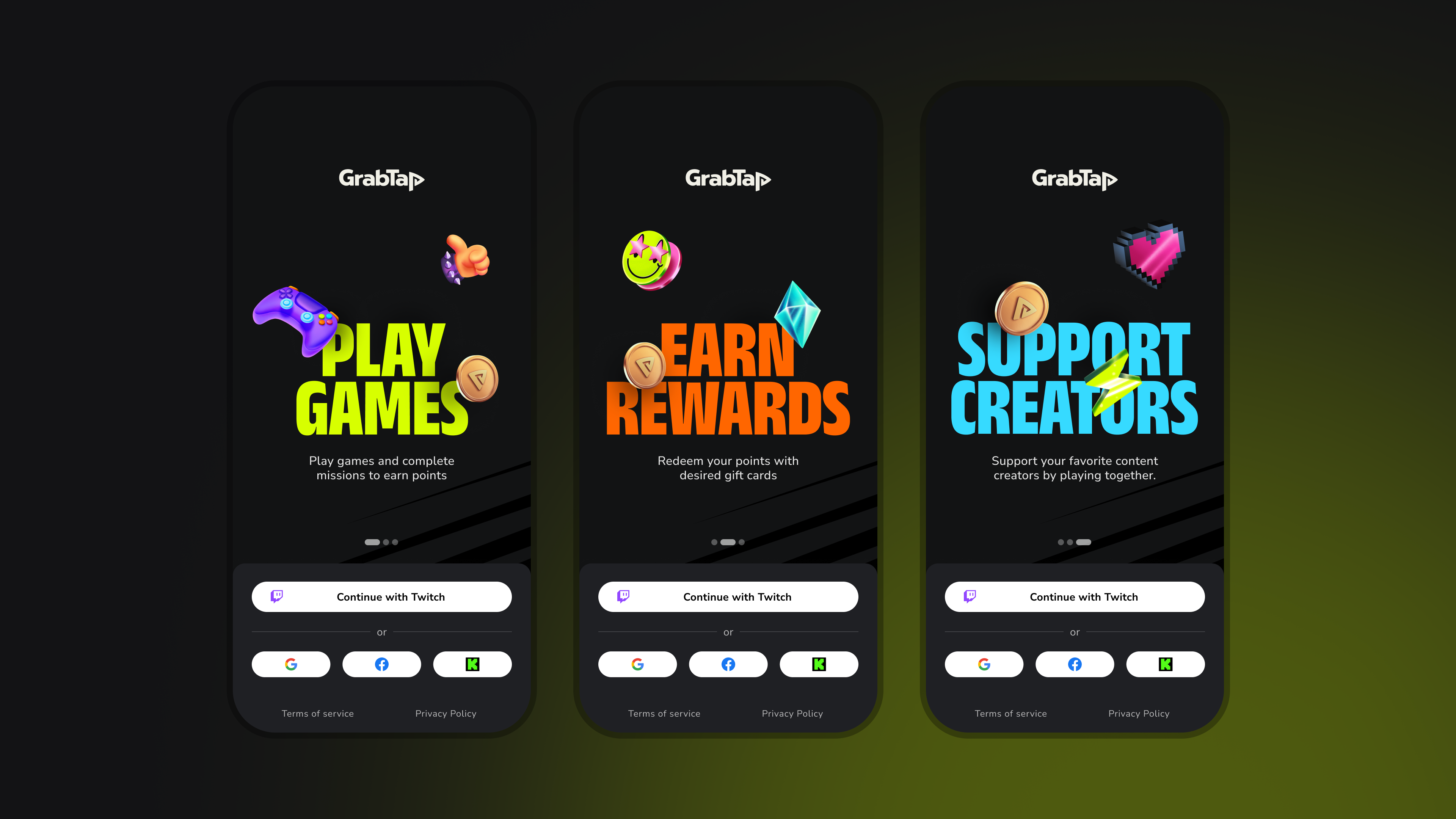 Onboarding screens with clear value proposition and trusted sign-in